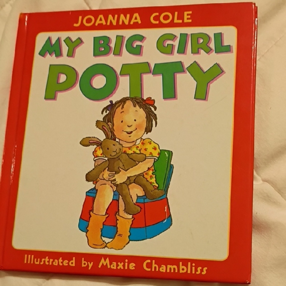 Joanna Cole My Big Girl Potty Book - Red Cover